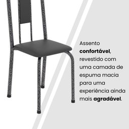 Conjunto Sala de Jantar com 4 Cadeiras Lívia - 8