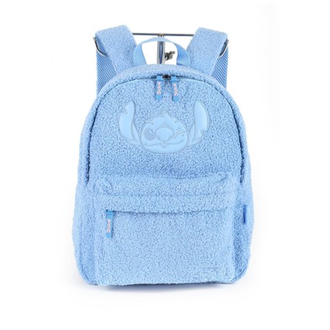 Mochila de Costas Stitch Peluciada Disney - Luxcel