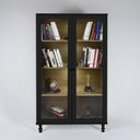 Ver imagem 1 de Estante Para Livros Ditália C/Kit Luz E-957 Cor:Preto