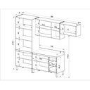 Ver imagem 5 de Cozinha Modulada Completa Jequitibá Quiditá 5 Peças Marrom Branco