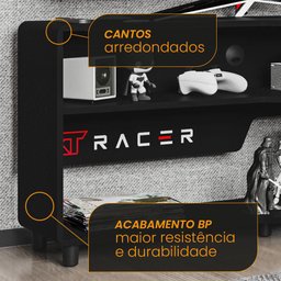 Rack Gamer E Escritório Xt Racer Max Air 122Cm Politorno Preto/Vermelho - 6 Rack Gamer E Escritório Xt Racer Max Air 122Cm Politorno Preto/Vermelho - 6