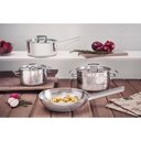 Ver imagem 3 de Frigideira Tramontina Brava Aço Inox Fundo Triplo 24 Cm 2,1l