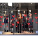 Ver imagem 3 de Kit Adesivo Corações Decorativos Vermelhos para Parede