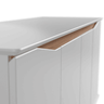 Buffet Olive 135 cm 4 Portas Off White com Natural Província - 4