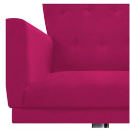 Kit 04 Poltronas Dália Base Giratória de Metal Suede Pink - Doce Sonho Móveis - 6