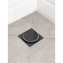 Ver imagem 1 de Lux Ralo Click Inteligente Quadrado Inox Preto 15cm X15cm com Vedação Anti-odor Preto