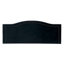 Ver imagem 1 de Cabeceira Queen Provençal Luxo Estofada 160x60 - Suede Preto - Tachas Fume