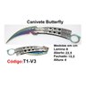 Canivete Butterfly Karambit HZ-06-0951 Colorido - 3