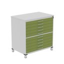 Ver imagem 2 de Mapoteca 10 Gavetas Map10 120,4cm X 122,3cm Aço