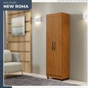 Ver imagem 2 de Multiuso New Roma 2 Portas 5 Prateleiras em Mdp Benetil Móveis