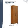 Multiuso New Roma 2 Portas 5 Prateleiras em Mdp Benetil Móveis - 3