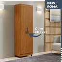 Ver imagem 5 de Multiuso New Roma 2 Portas 5 Prateleiras em Mdp Benetil Móveis