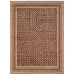 Tapete Sisal Eco Nature Moldura 87 Bege-Marrom 2,00x3,00M - J Serrano - 1