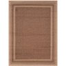 Tapete Sisal Eco Nature Moldura 87 Bege-Marrom 2,00x3,00M - J Serrano - 1