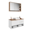 Ver imagem 7 de Gabinete de Banheiro 90cm com Espelheira e Cuba Artemis BA307/EP400 Yescasa