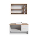 Ver imagem 2 de Gabinete de Banheiro 90cm com Espelheira e Cuba Artemis BA307/EP400 Yescasa