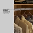 Ver imagem 7 de Guarda Roupa Casal 6 Portas e 2 Gavetas Mauá - Amêndola Touch/off White