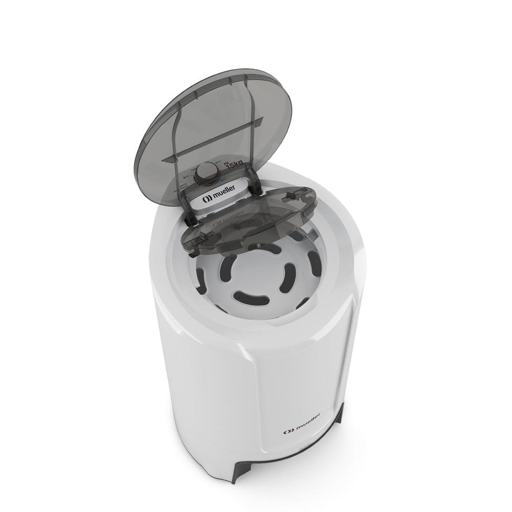 Centrífuga Secadora de Roupas Mueller Fit 15kg com Timer Branco 127v - 5