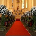 Ver imagem 1 de Passadeira Vermelha de Noiva para Casamento - 20m X 1m de Largura