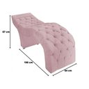 Ver imagem 3 de Maca Estofada Estética Cílios Salão Spa Veludo Rebeca Rosê