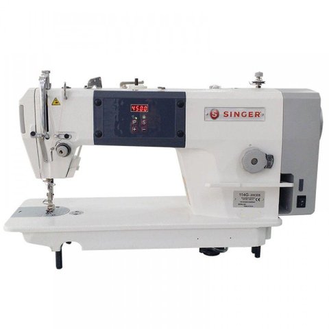 Reta Industrial Singer Corte de Linha 114g-20+cadeira-110v