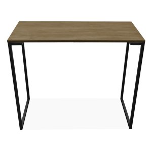 Mesa P/ Escritório Estilo Industrial Preto 90x43 Vintage