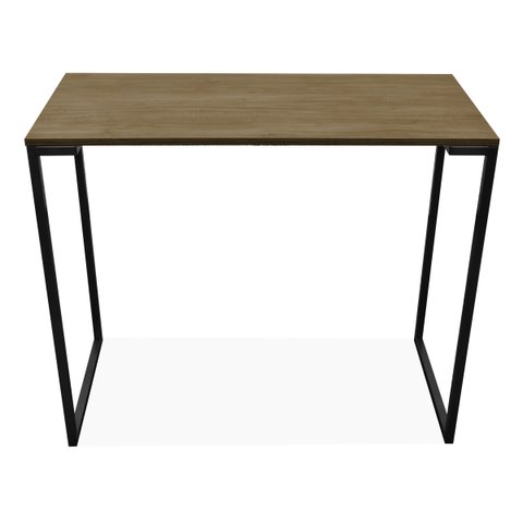 Mesa P/ Escritório Estilo Industrial Preto 90x43 Vintage