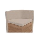 Ver imagem 4 de Kit 4 Cadeiras de Cozinha 4cad800 4 Un Nogal-freijó/ Suede Caramelo D05 - Kappesberg