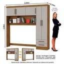 Ver imagem 3 de Guarda-roupa Casal Modulado 5 Portas com Cama Hercules 4 Portas 4 Gavetas