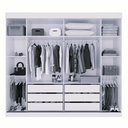 Ver imagem 4 de Guarda Roupa Casal Trancoso 2 Portas 6 Gavetas Valverde Moveis Cinamomo