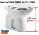 Ver imagem 2 de Bacia Elevada Vogue Plus Conforto sem Abertura Frontal Deca - P51017