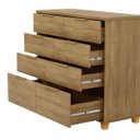 Ver imagem 2 de Cômoda Grande para Quarto 8 Gavetas Density Nature