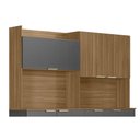 Ver imagem 6 de Kit de Cozinha Compacta Pitaya C/ 7 Portas e 2 Gavetas 178cm Amendola/grafito Prime Tx - Demóbile