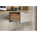 Ver imagem 5 de Kit de Cozinha Compacta Pitaya C/ 7 Portas e 2 Gavetas 178cm Amendola/grafito Prime Tx - Demóbile