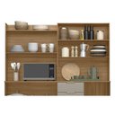 Ver imagem 3 de Kit de Cozinha Compacta Pitaya C/ 7 Portas e 2 Gavetas 178cm Amendola/grafito Prime Tx - Demóbile