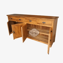 Ver imagem 4 de Balcão Buffet Madeira de Demolição 4 Portas 4 Gavetas 2,00m Sudeste Rústico