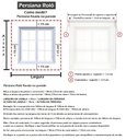 Ver imagem 6 de CORTINA PERSIANA ROLO TELA SOLAR 5% 0,40 Larg X 2,05 Alt:Branco