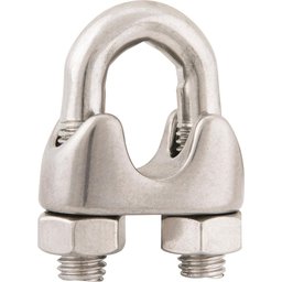 Clips para Cabo de Aço 3/16" Leve Inox - Vonder - 1