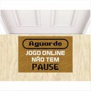 Ver imagem 1 de Tapete Capacho Divertidos Jogo Online Decoração de Games.