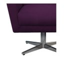 Ver imagem 6 de Poltrona Laura Base Giratória de Metal Suede Roxo - Doce Sonho Móveis