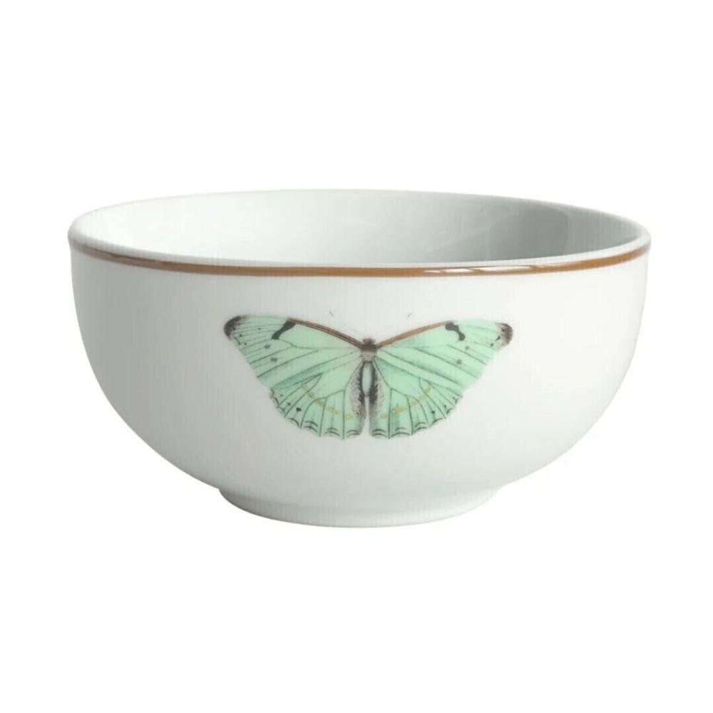 Bowl Porcelana Borboleta Sobremesa Café da Manhã 250ml