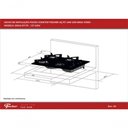 Ver imagem 2 de Fogão Cooktop Fischer 4 Queimadores Fit Line Gás Mesa Vidro 26342-57175 Preto Bivolt