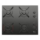 Ver imagem 1 de Fogão Cooktop Fischer 4 Queimadores Fit Line Gás Mesa Vidro 26342-57175 Preto Bivolt