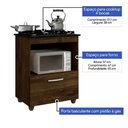 Ver imagem 4 de Kit Balcão Salvia Kaiki Mais Cooktop Fogão Itatiaia Essencial 4 Bocas Bivolt Preto