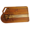 Tábua de Carne com Alça de Madeira Boi - 1