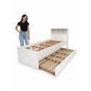 Ver imagem 5 de Bicama Cama com Auxiliar Solteiro com Nichos