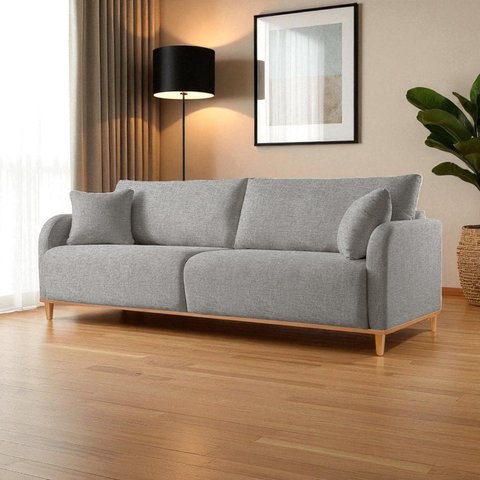 Sofá Fixo 3 Lugares Luxo 180cm Camila