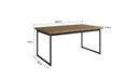 Ver imagem 2 de Mesa Tubular 6 Lugares Oxford 160cm Woodmel com Preto