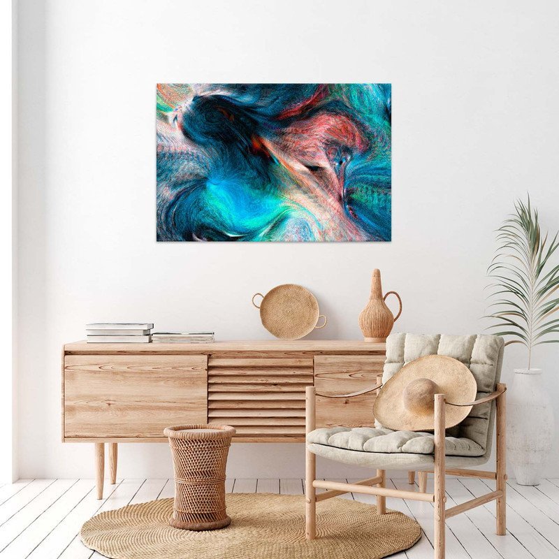 Quadro Decorativo Tela Canvas Abstrato Percepção - 120x60 Cm - 4