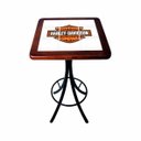 Ver imagem 2 de Jogo Mesa Quadrada Alto 60 X 60 Cm para Cozinha Imbuia Harley 2 Lugares